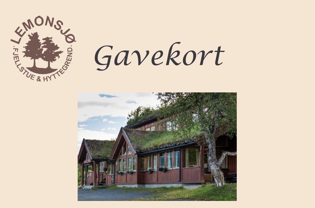Gavekort - Valgfritt beløp
